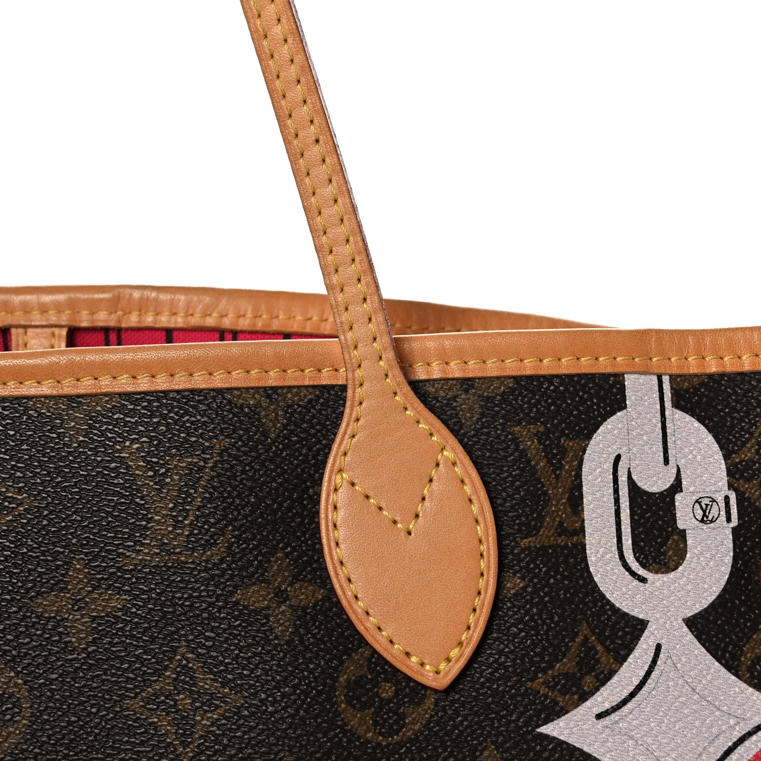 Louis Vuitton Monogram Bay Neverfull MM Rose Ballerine Poppy 12 of 14