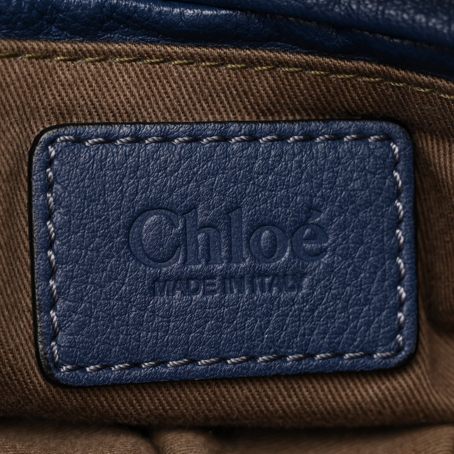 Chloe Calfskin Medium Marcie Satchel Scuba Blue 6 of 11
