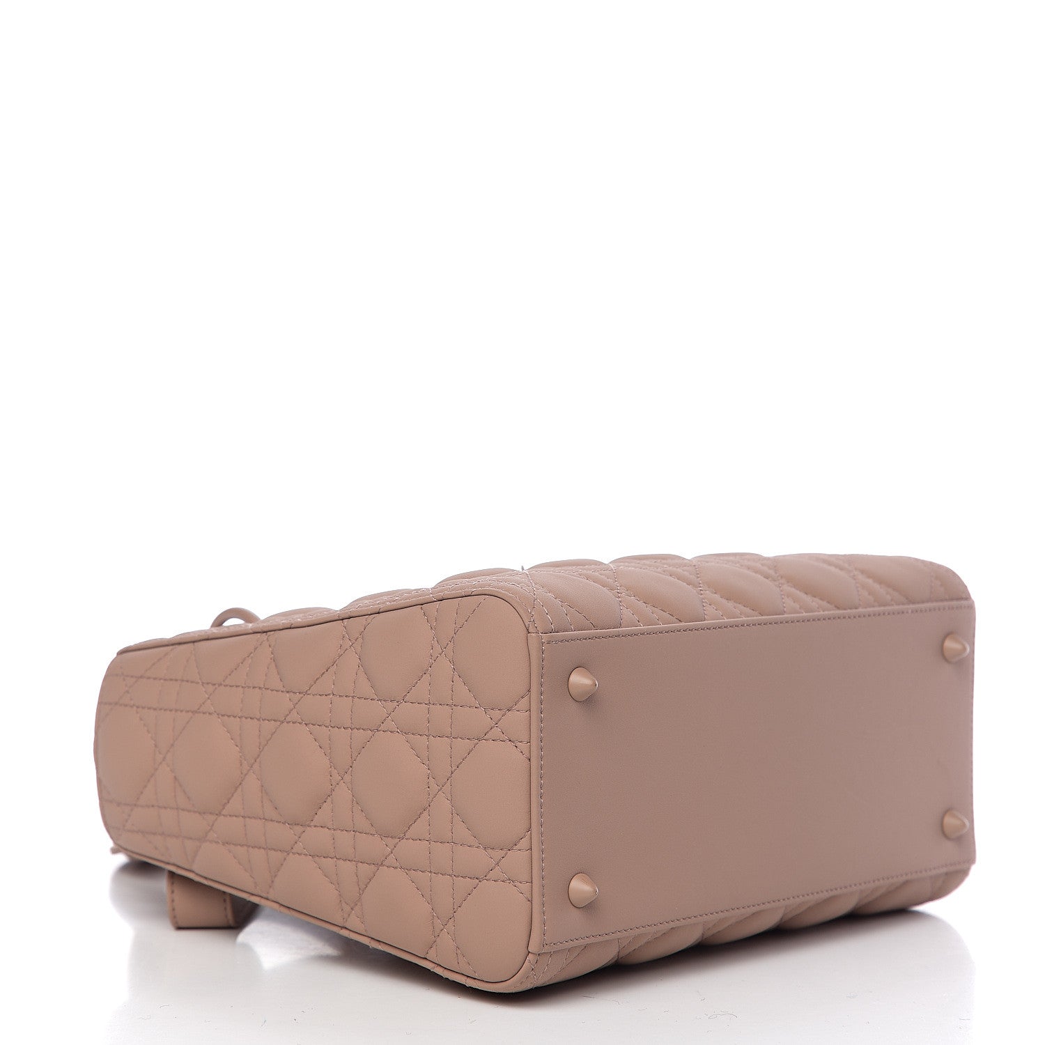 Christian Dior Ultra Matte Calfskin Cannage Medium Lady Dior Beige 3 of 8