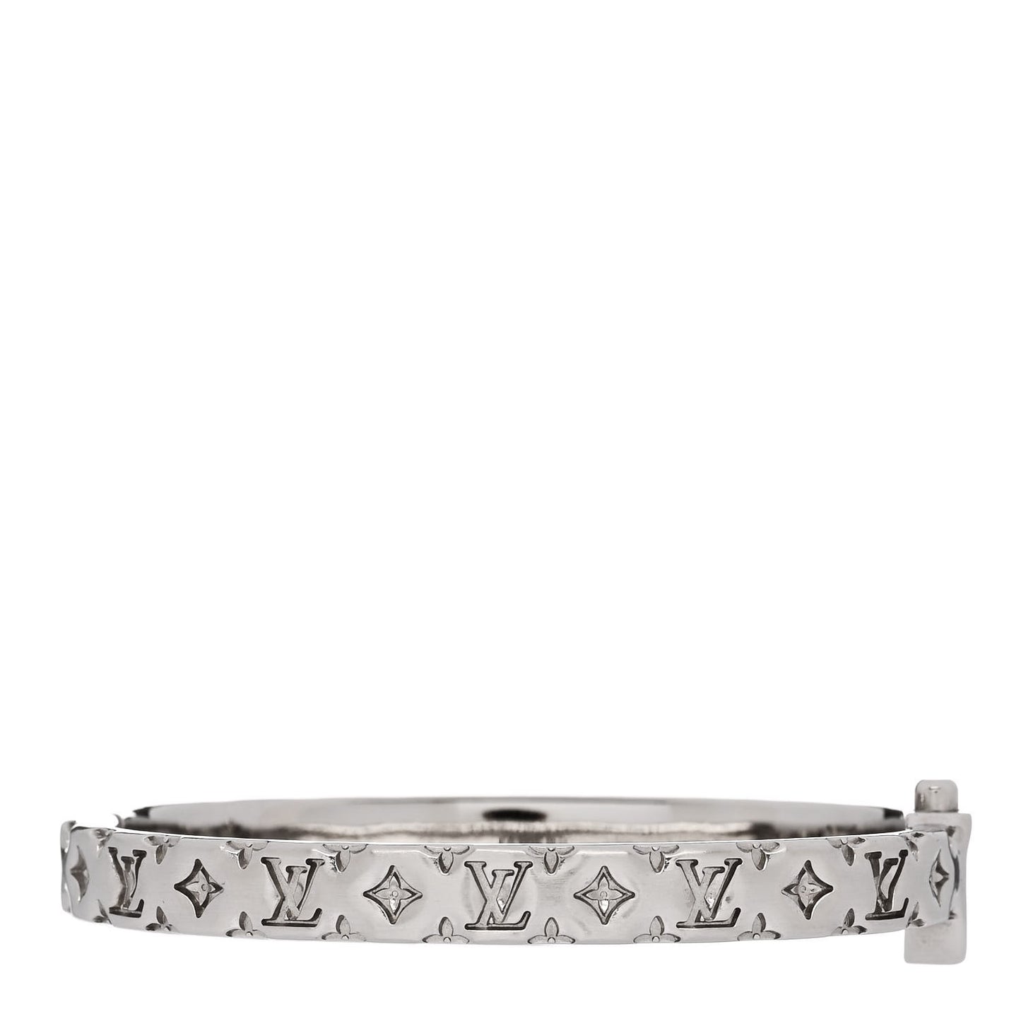 Palladium Pillow Nanogram Cuff M Silver