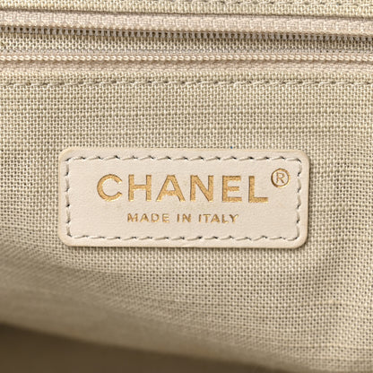 Chanel Mixed Fibers Small Deauville Tote Navy 6 of 10
