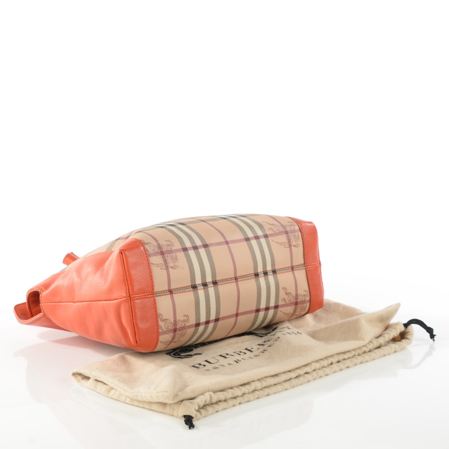 Haymarket Check Small Leah Shoulder Bag Honey