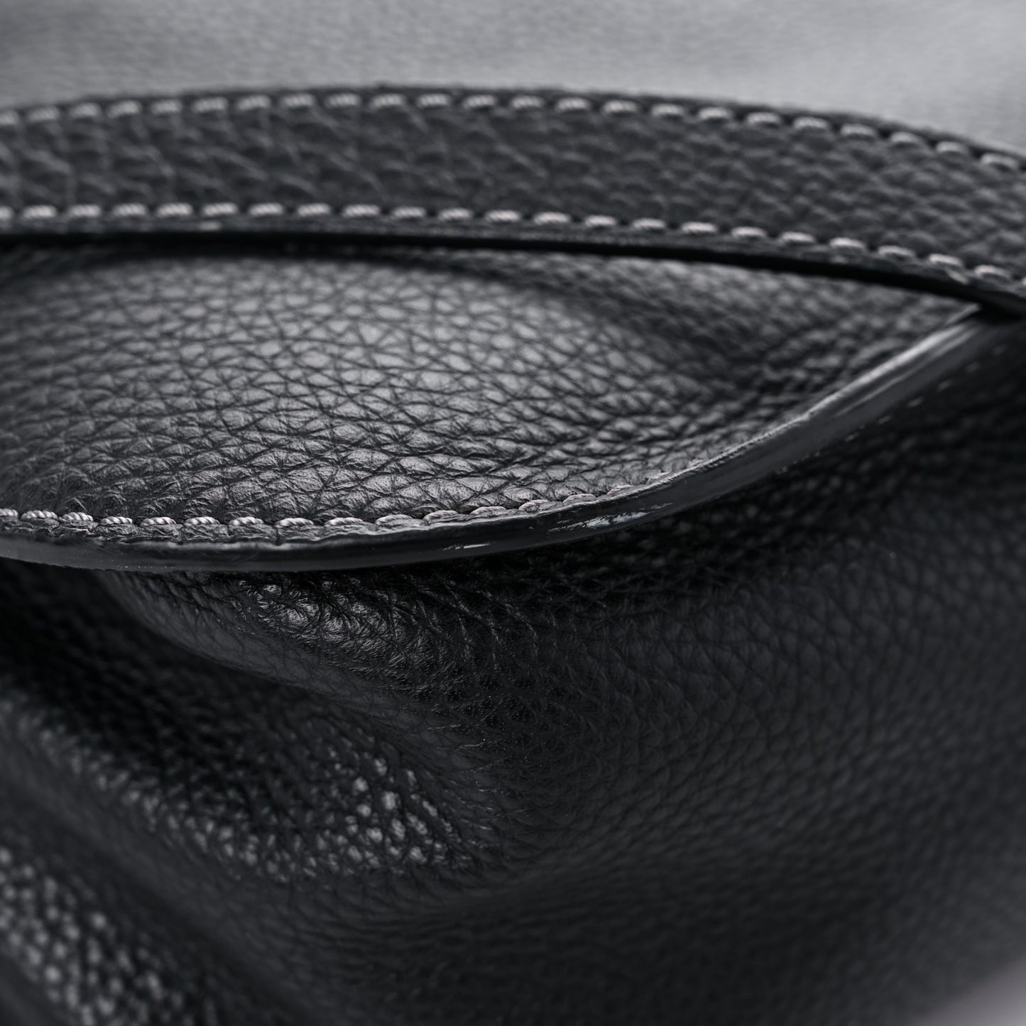 Calfskin Small Marcie Satchel Black