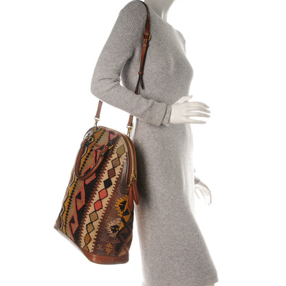 Burberry Prorsum Handpainted Tapestry Bloomsbury Brown Ochre 2 of 10