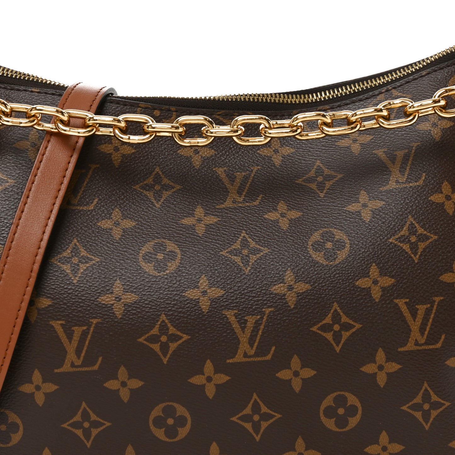 Reverse Monogram Loop Hobo