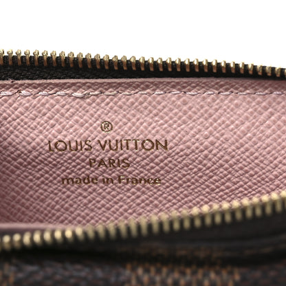 Louis Vuitton Damier Ebene Recto Verso Card Holder Rose Ballerine 6 of 9