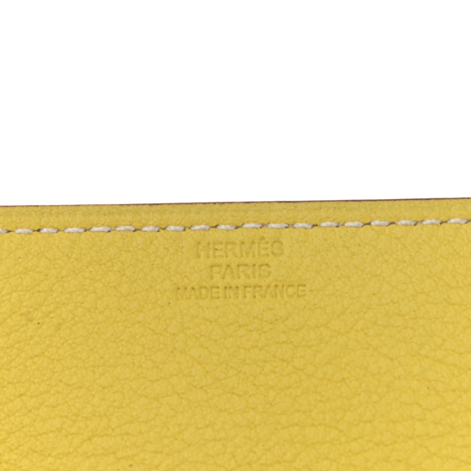 Hermes Taurillon Clemence Mini Mises et Relances Change Tray Jaune Fauve 5 of 6