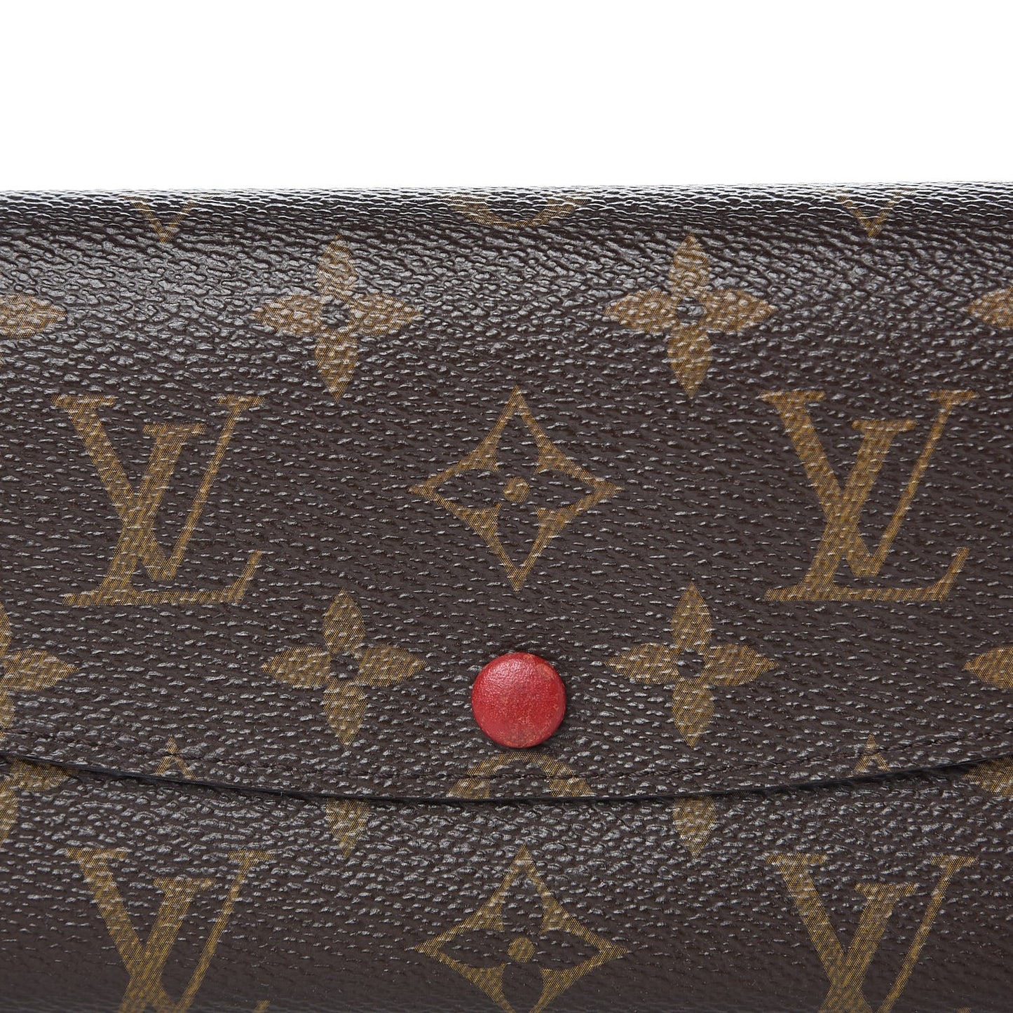 Monogram Emilie Wallet Red