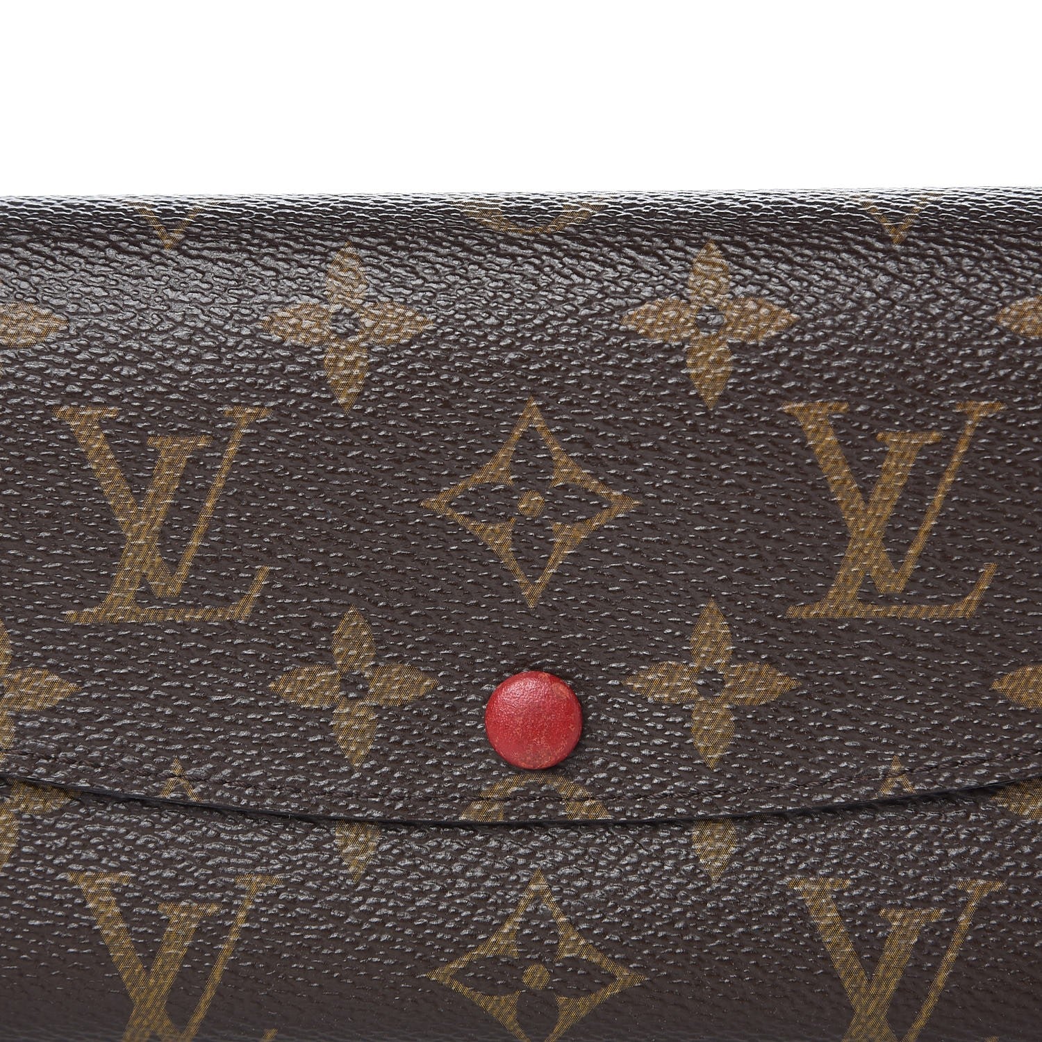 Louis Vuitton Monogram Emilie Wallet Red 8 of 11