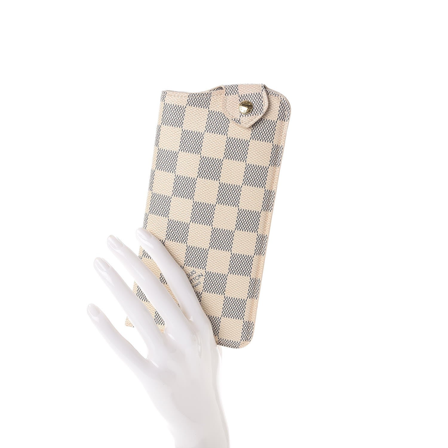 Louis Vuitton Damier Azur Sunglasses Case MM 2 of 6