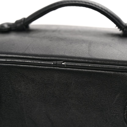 Chanel Lambskin Vanity Cosmetic Case Black 10 of 10