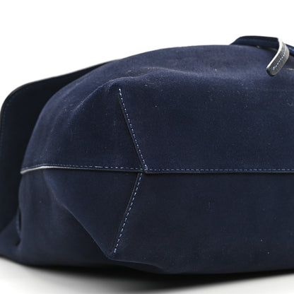 Mansur Gavriel Suede Lady Bag Blue 9 of 12