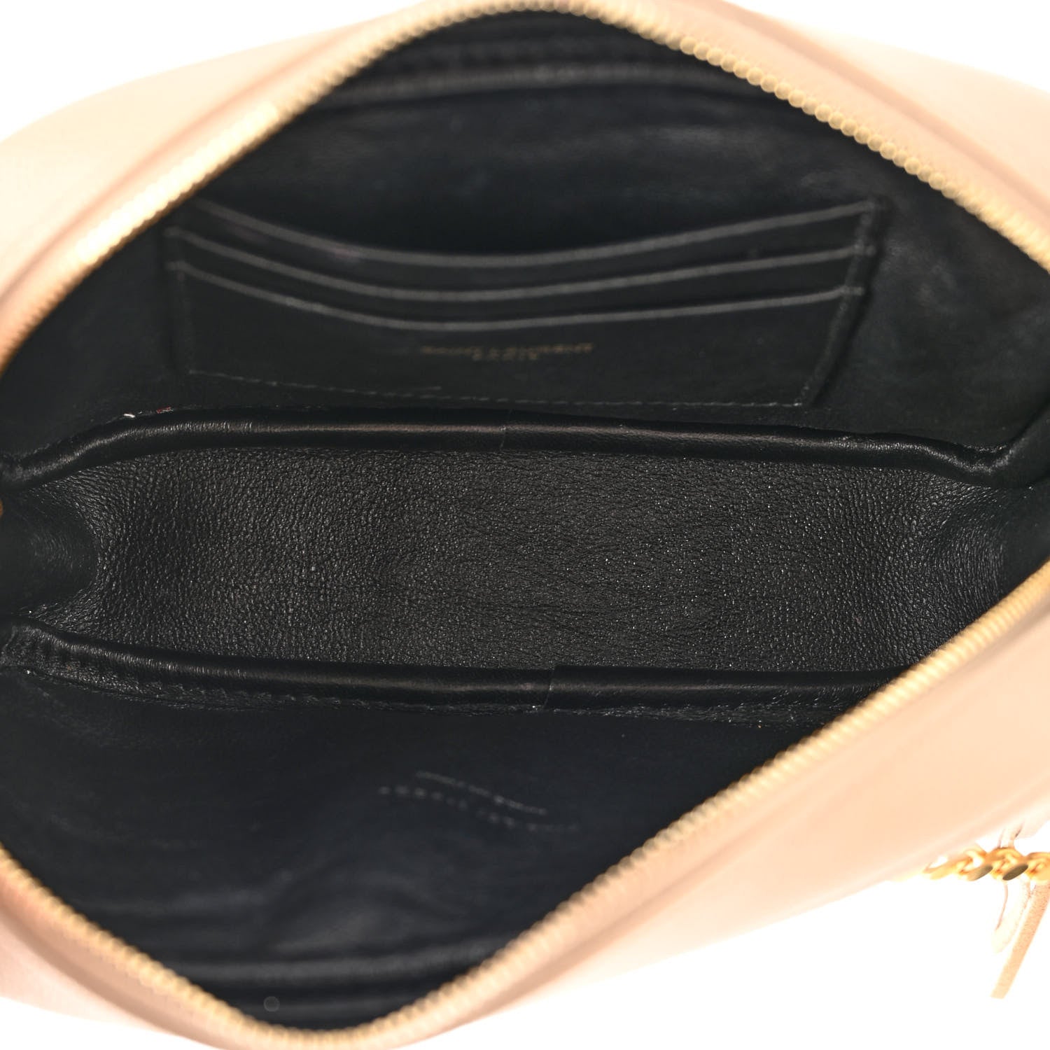 Saint Laurent Grain De Poudre Matelasse Monogram Mini Lou Camera Bag Dark Latte 5 of 11
