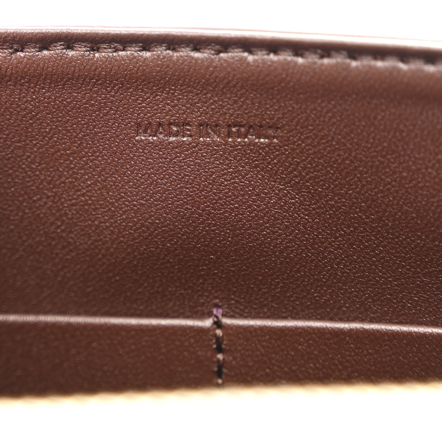 Grained Nubuck Calfskin Medium Nino Chestnut