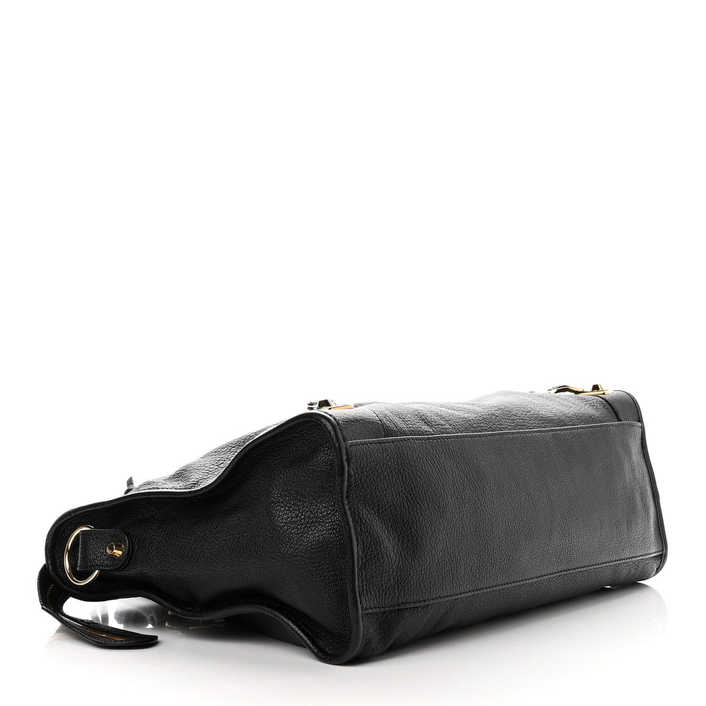 Chevre Gold Metallic Edge Hardware City Black