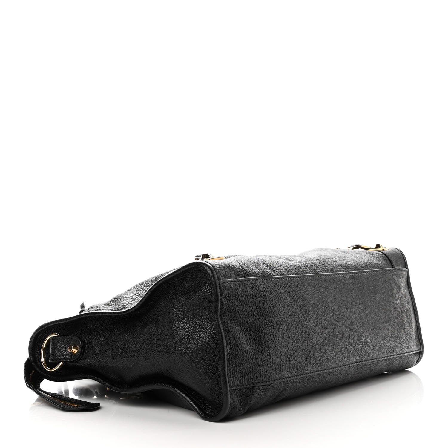 Balenciaga Chevre Gold Metallic Edge Hardware City Black 4 of 9