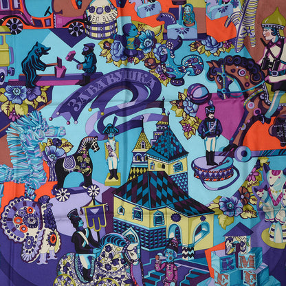 Hermes Silk Zabavushka Scarf 90 1 of 6