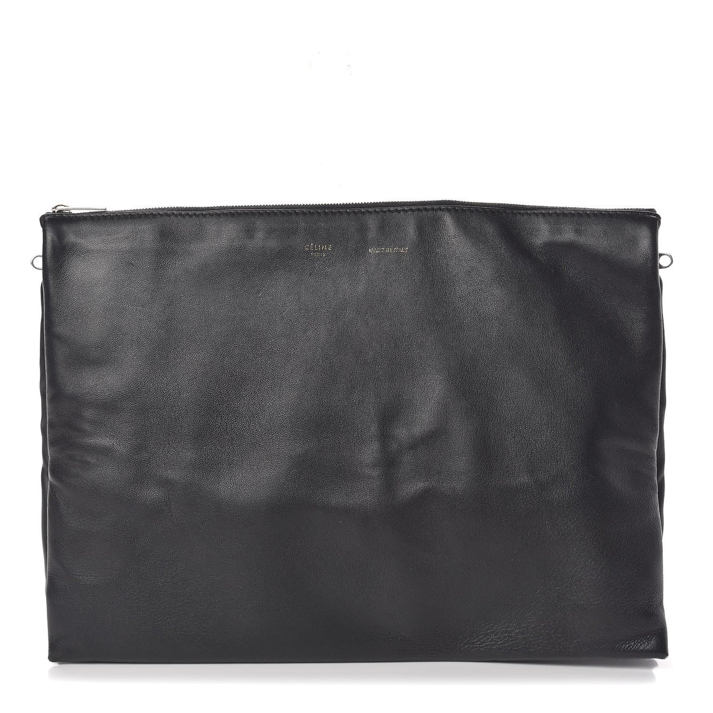 Lambskin Soft Trio Zipped Bag Black