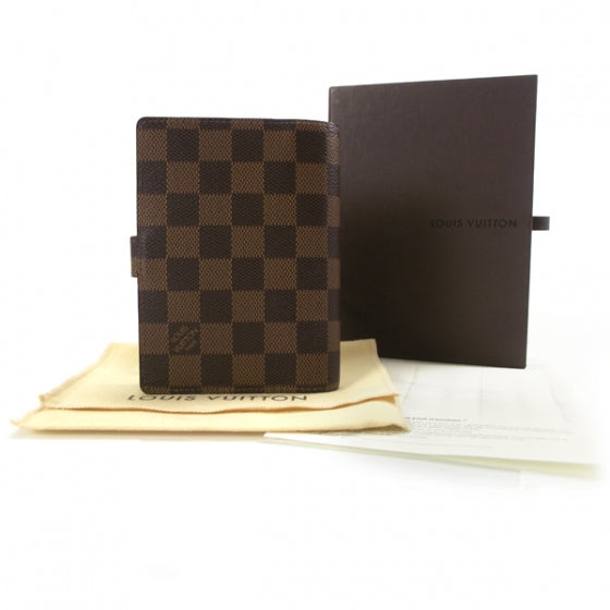 Damier Ebene Small Ring Agenda