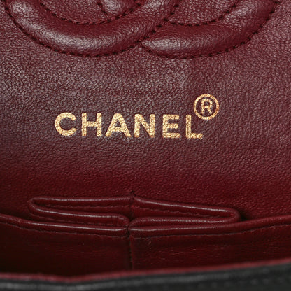 Chanel Lambskin Quilted Small Double Flap Black 6 of 11