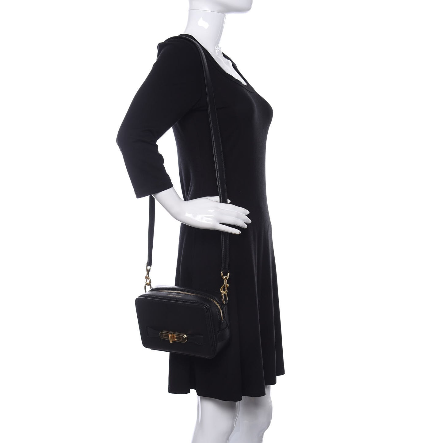 Calfskin The Myth Crossbody Bag Black