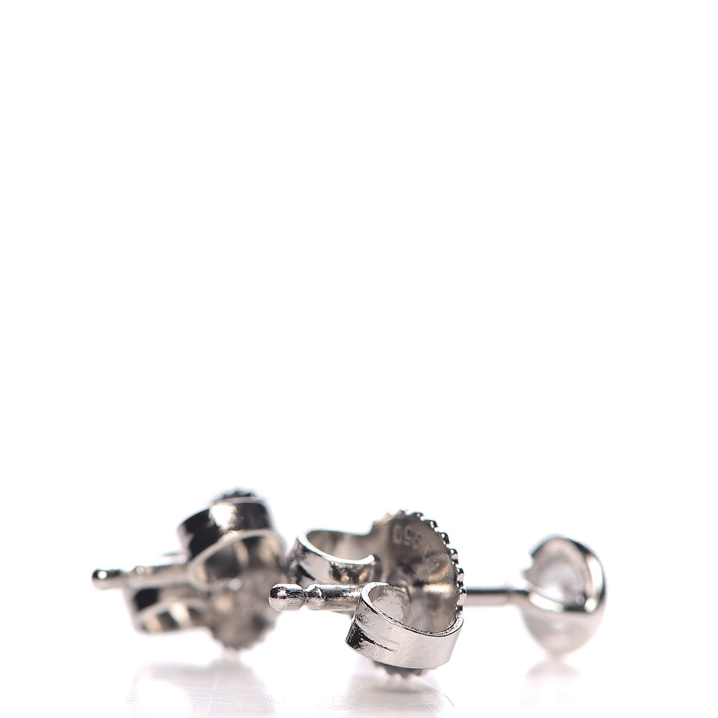 Platinum Diamond .16ctw Elsa Peretti Diamonds By The Yard Earrings