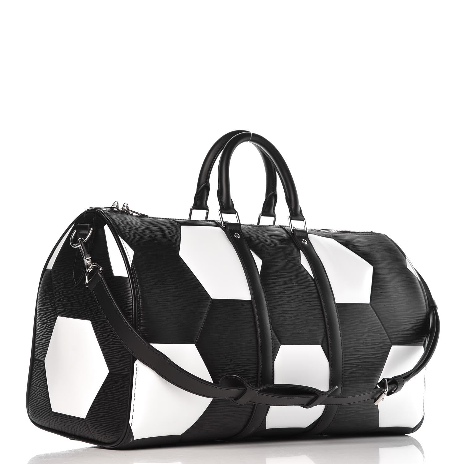 Louis Vuitton Epi World Cup Keepall 50 Black 3 of 11
