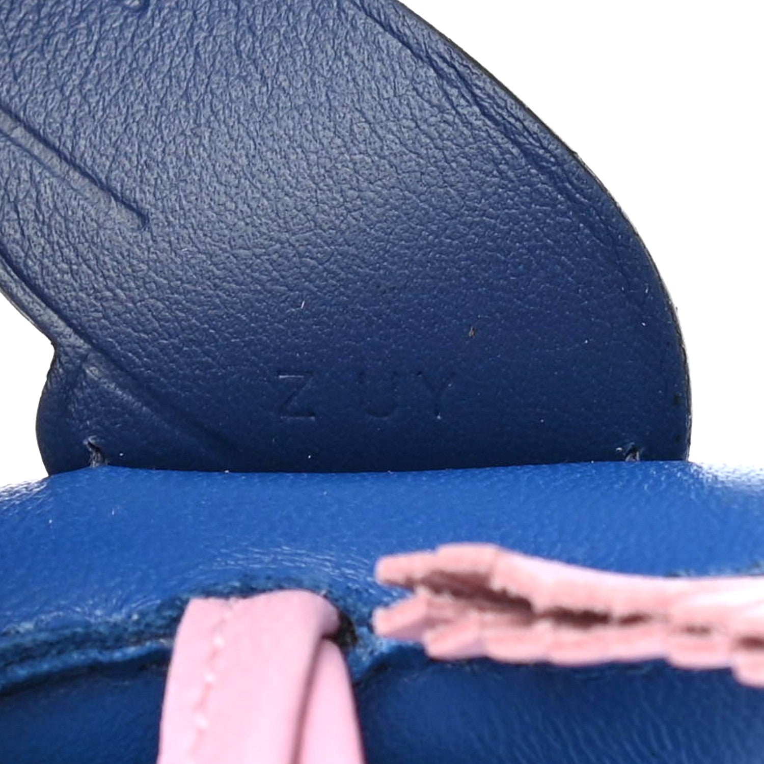 Hermes Milo Lambskin Grigri Rodeo Pegase Horse Bag Charm PM Bleu France Mauve Sylvestre Bleu Saphir 4 of 4