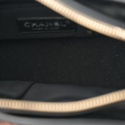 Chanel Knit Calfskin Small Gabrielle Hobo Black Multicolor 5 of 11
