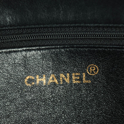 Chanel Lambskin Jumbo Shoulder Bag Black 8 of 8