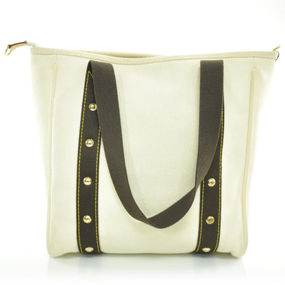 Louis Vuitton Toile Antigua Cabas MM White 5 of 9