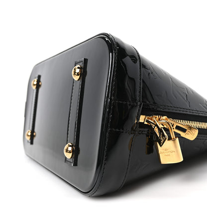 Louis Vuitton Vernis Alma PM Black 10 of 11