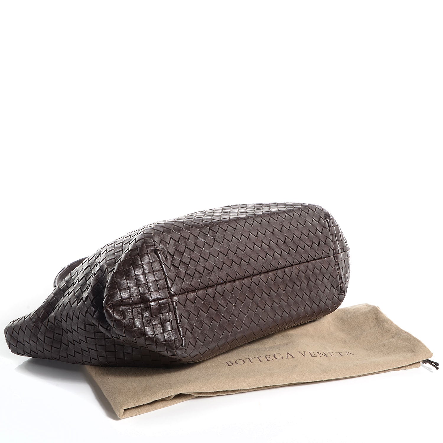 Bottega Veneta Nappa Intrecciato Large Capri Tote Ebano 4 of 8