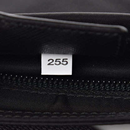 Prada Nylon Vela Flat Messenger Bag Black 7 of 9