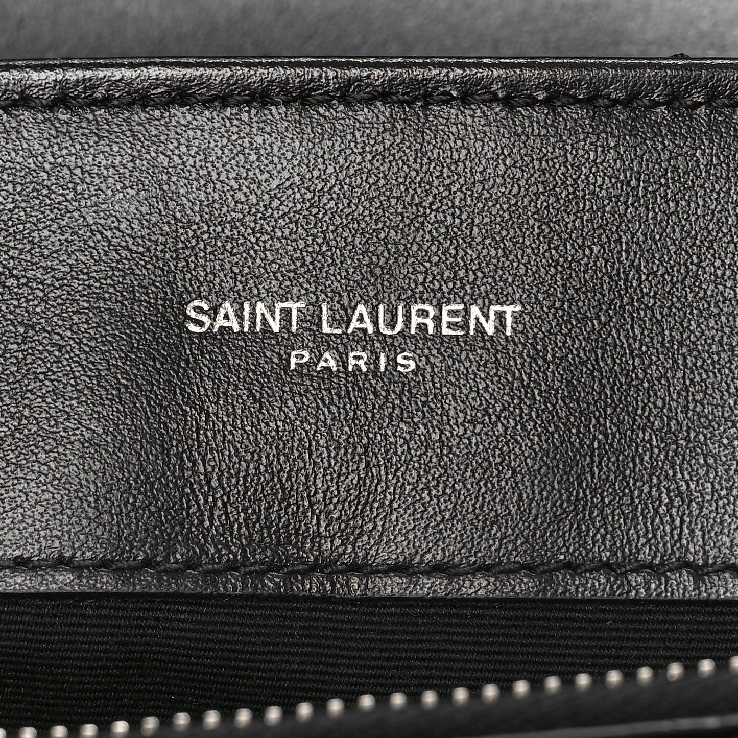 Calfskin Y Quilted Monogram Medium Loulou Chain Satchel Black