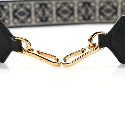 Loewe Calfskin Jacquard Anagram Strap Navy Black 3 of 6