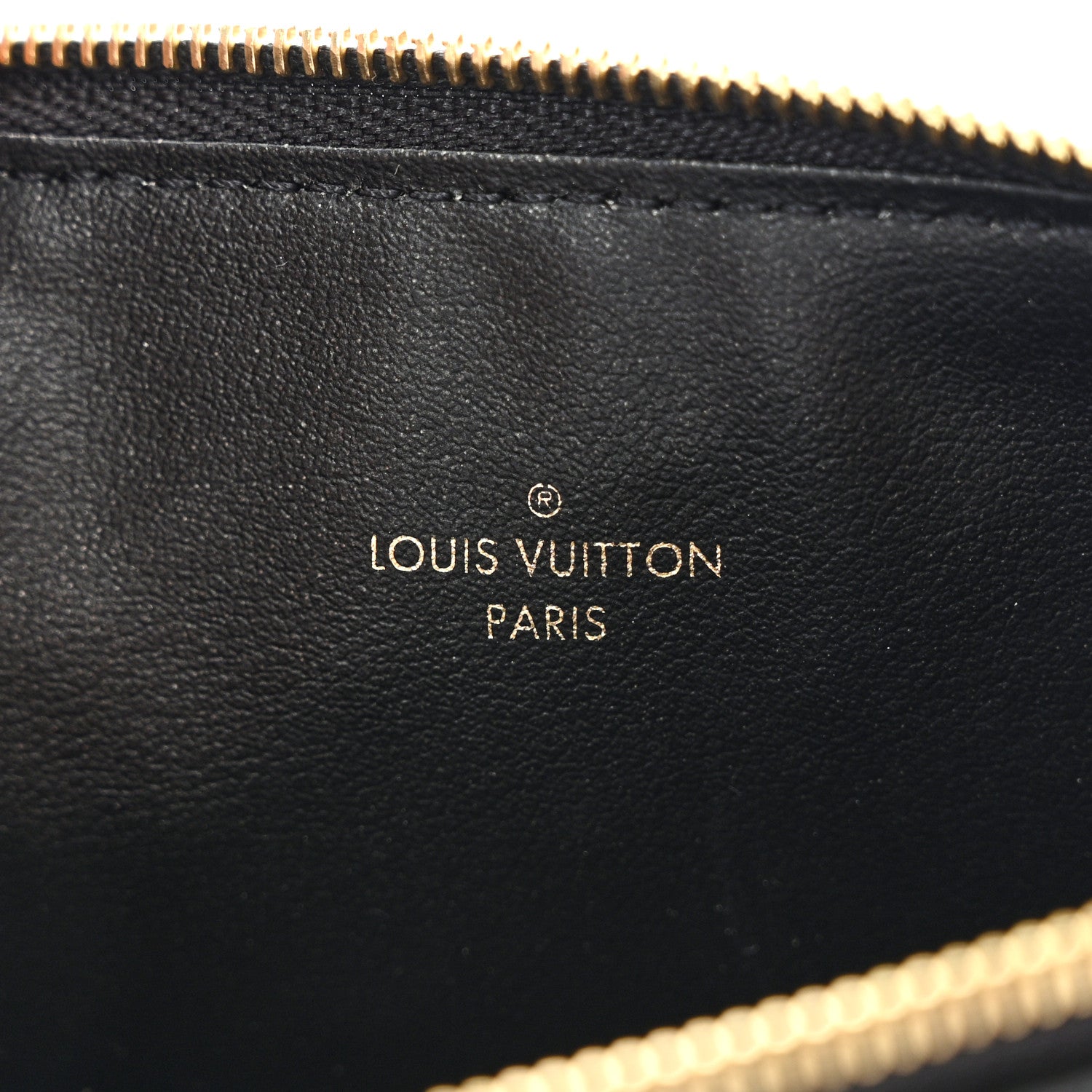 Louis Vuitton Empreinte Felicie Chain Wallet Zippered Insert Black 6 of 8