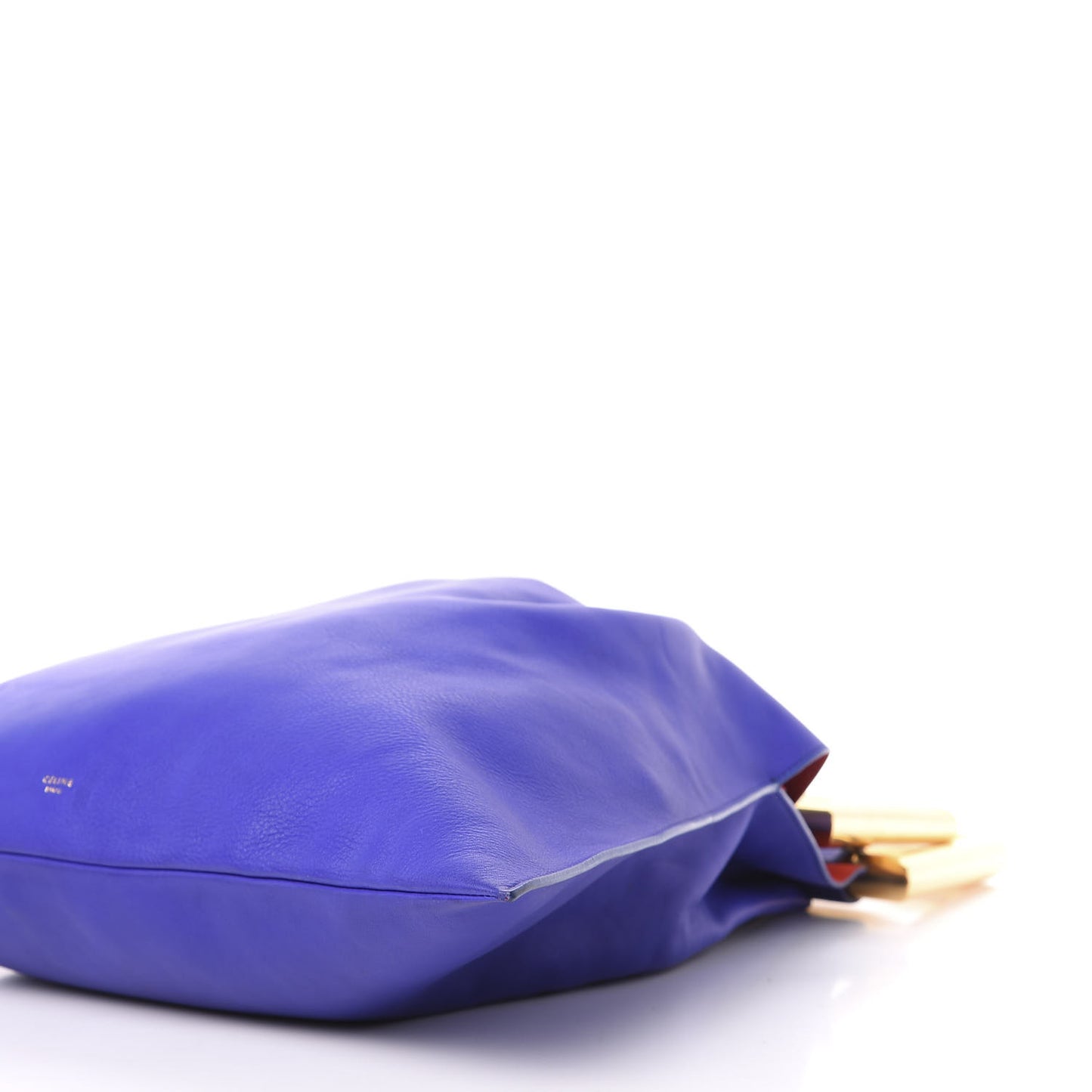 Smooth Calfskin Triangle Open Sac Indigo