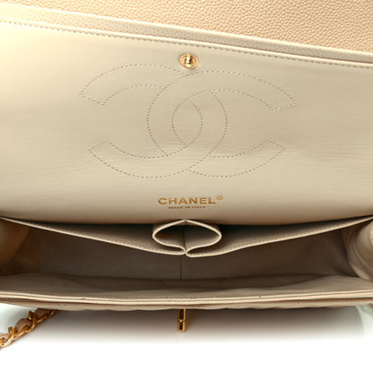 Chanel Caviar Quilted Jumbo Double Flap Beige Clair 4 of 4