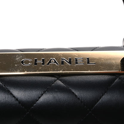 Chanel Lambskin Quilted Small Trendy CC Dual Handle Flap Bag Black 11 of 12