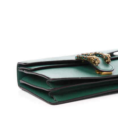 Gucci Pebbled Calfskin Small Dionysus Shoulder Bag Emerald 10 of 12