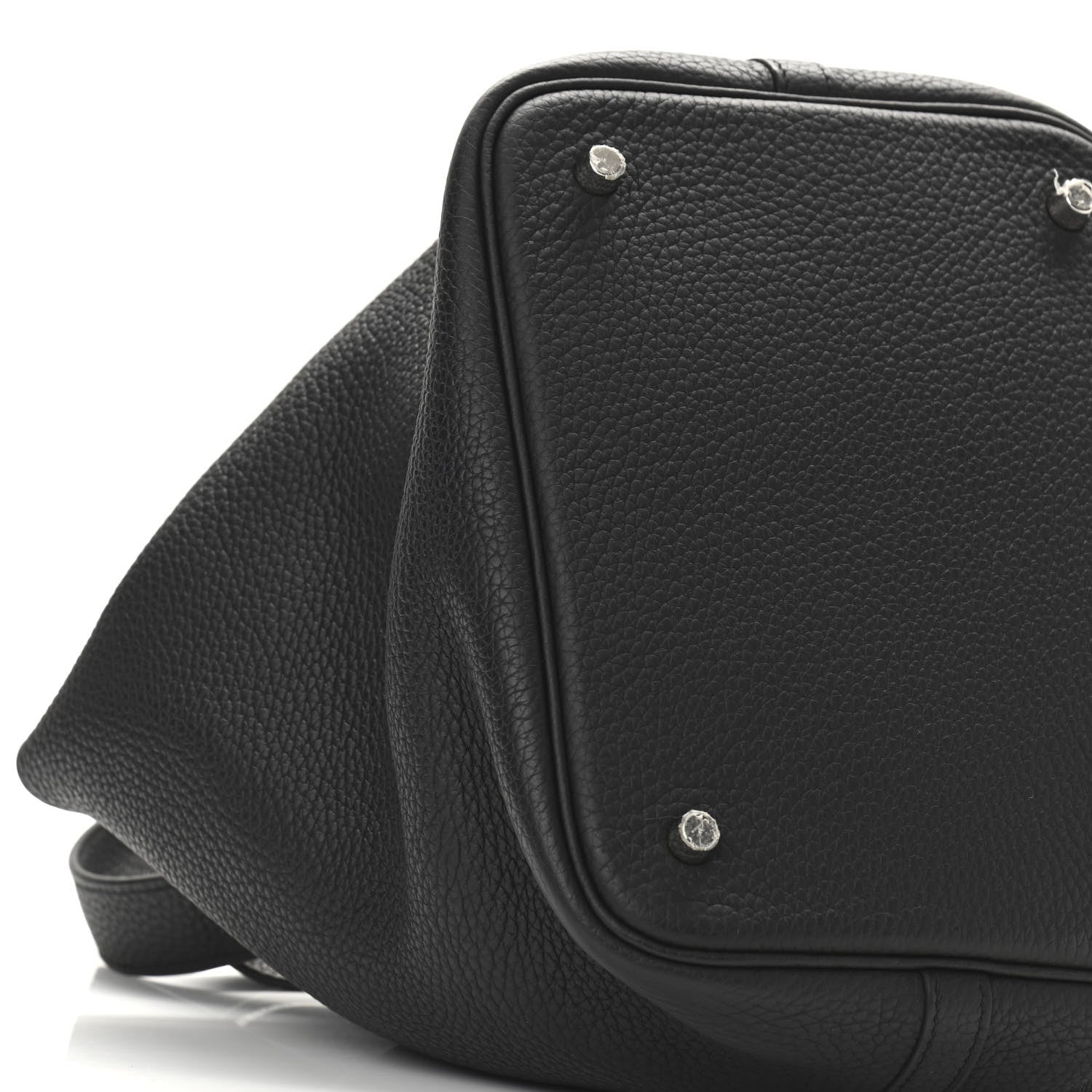 Hermes Taurillon Clemence Picotin Lock 22 MM Black 8 of 10