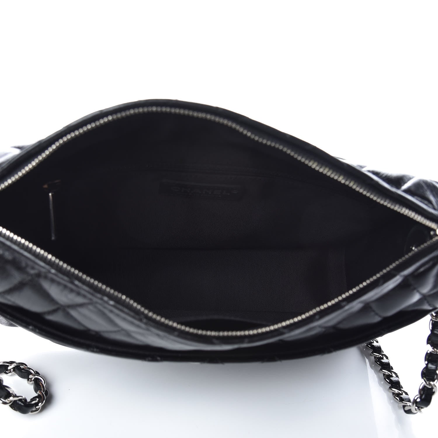 Chanel Aged Calfskin Quilted Large Working Vibe Camera Case Black 5 of 11
