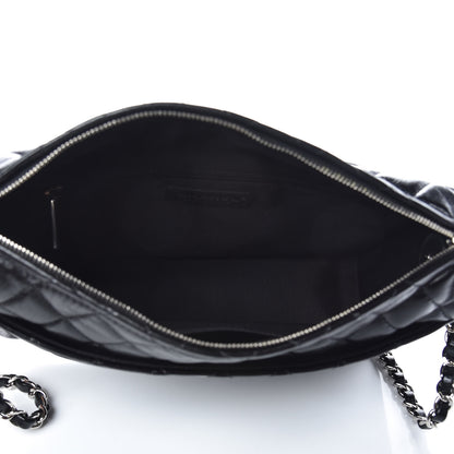 Chanel Aged Calfskin Quilted Large Working Vibe Camera Case Black 5 of 11