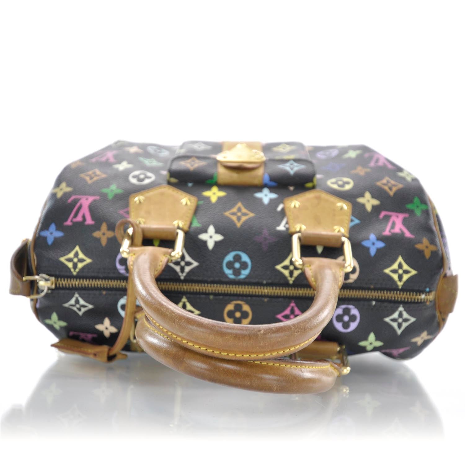 Louis Vuitton Monogram Multicolor Speedy 30 Black 6 of 11