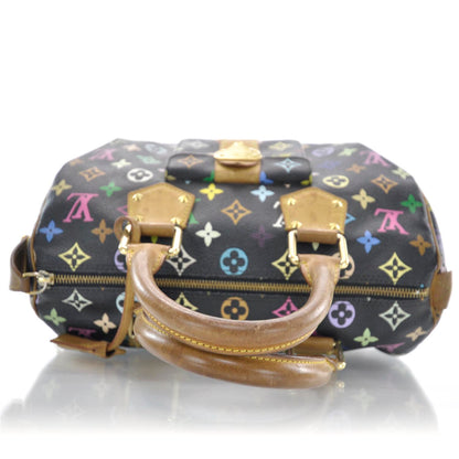 Louis Vuitton Monogram Multicolor Speedy 30 Black 6 of 11