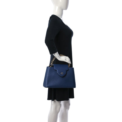 Louis Vuitton Taurillon Python Capucines PM 3 of 10