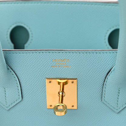 Hermes Epsom Birkin 30 Bleu Atoll 6 of 10