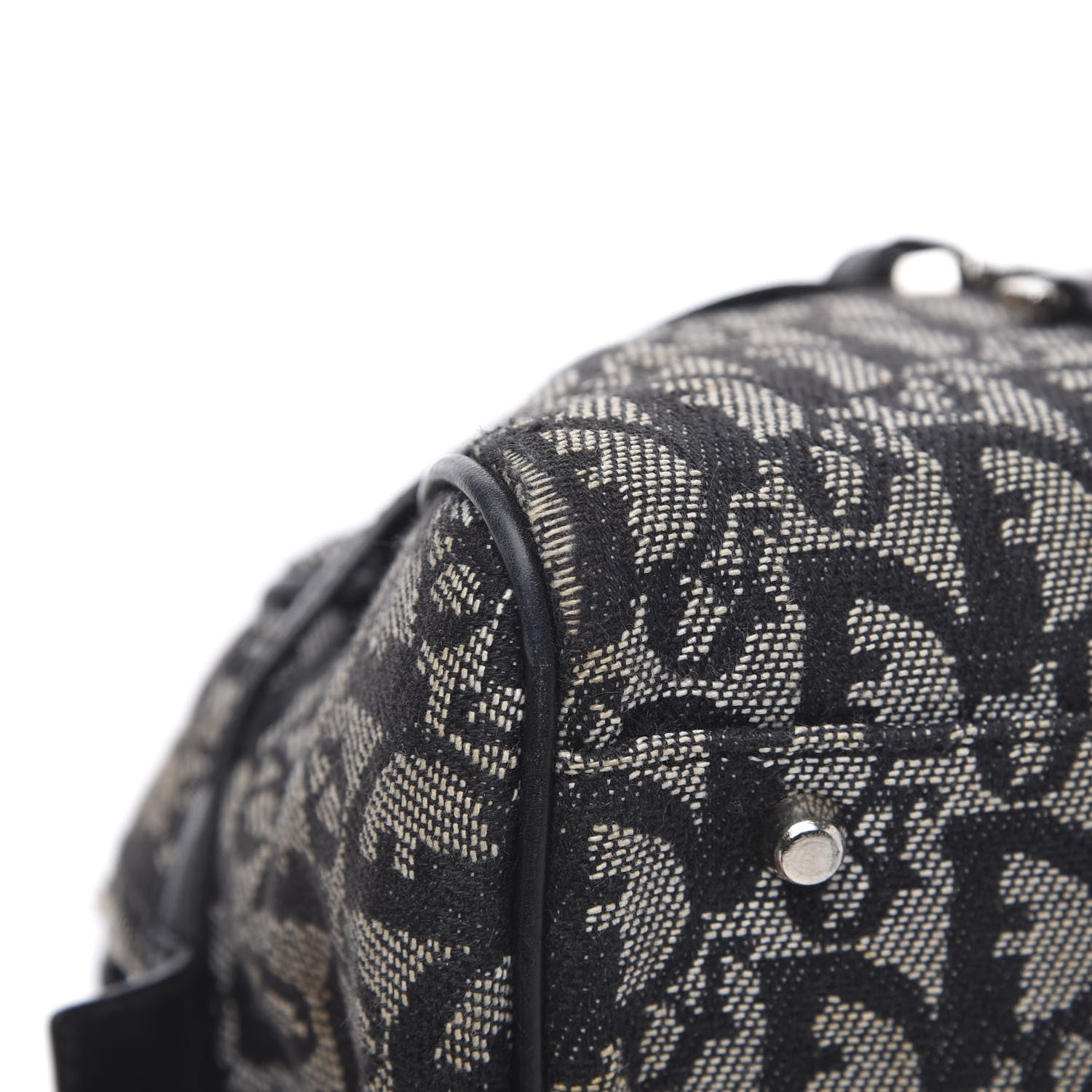 Christian Dior Denim Monogram Charms Shoulder Bag Blue 9 of 16