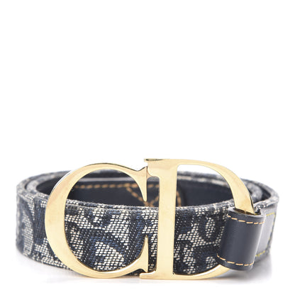 Christian Dior Monogram CD Belt Blue 1 of 3